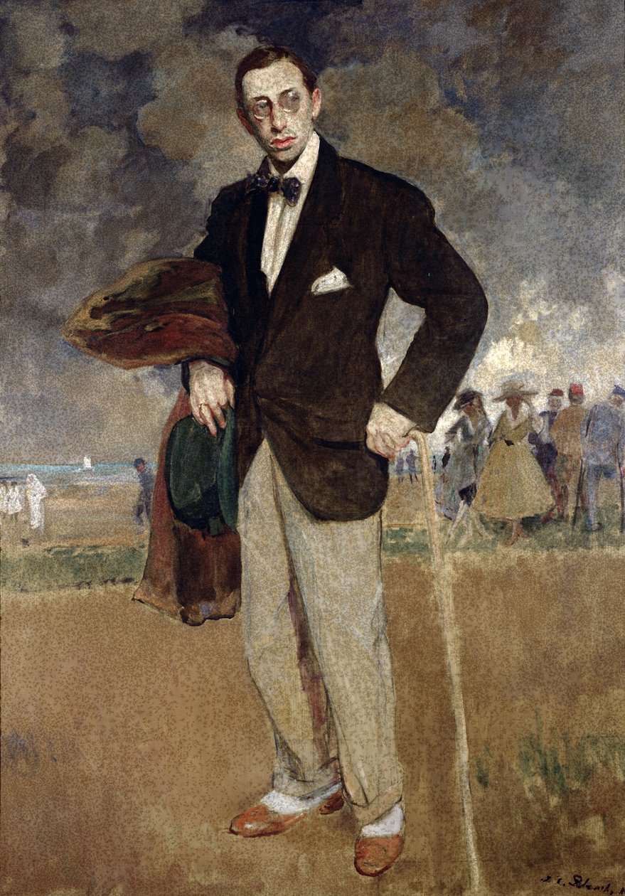 Portret Igora Strawińskiego (1882-1971) 1915 autorstwa Jacques Emile Blanche