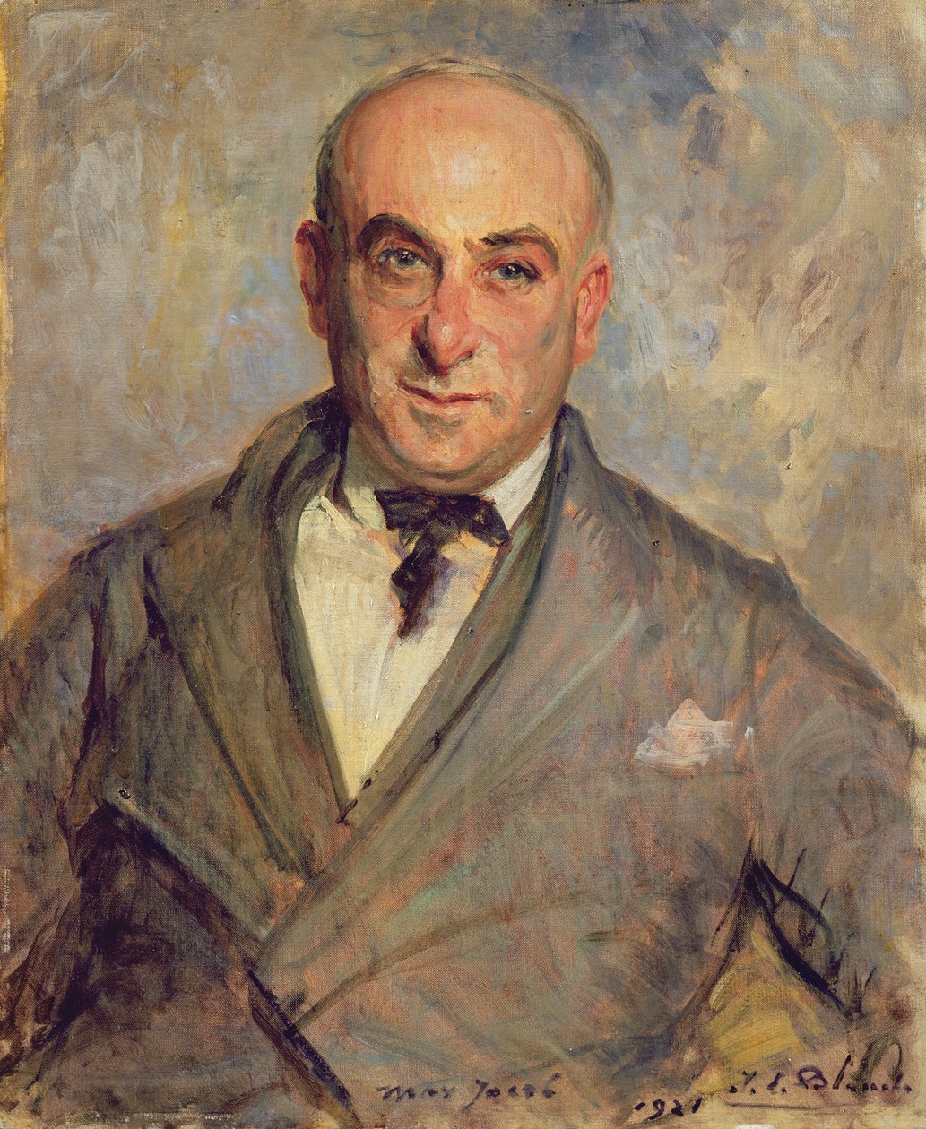 Portret Maxa Jacoba (1876-1944) 1921 autorstwa Jacques Emile Blanche