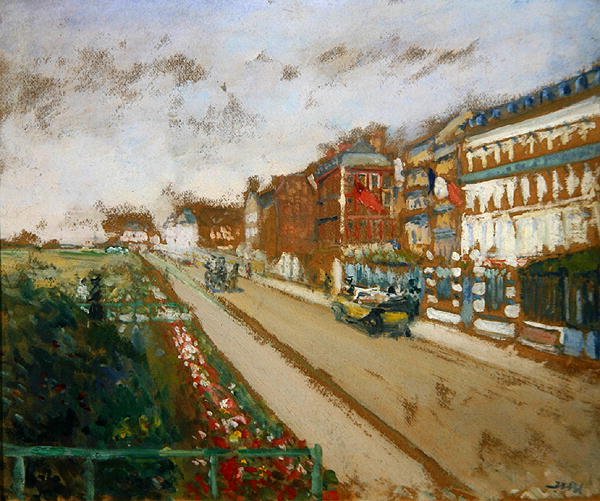 Dieppe, ok. 1920 (olej na płótnie) autorstwa Jacques Emile Blanche
