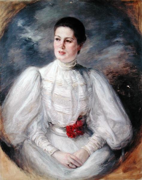 Portret kobiety autorstwa Jacques Emile Blanche