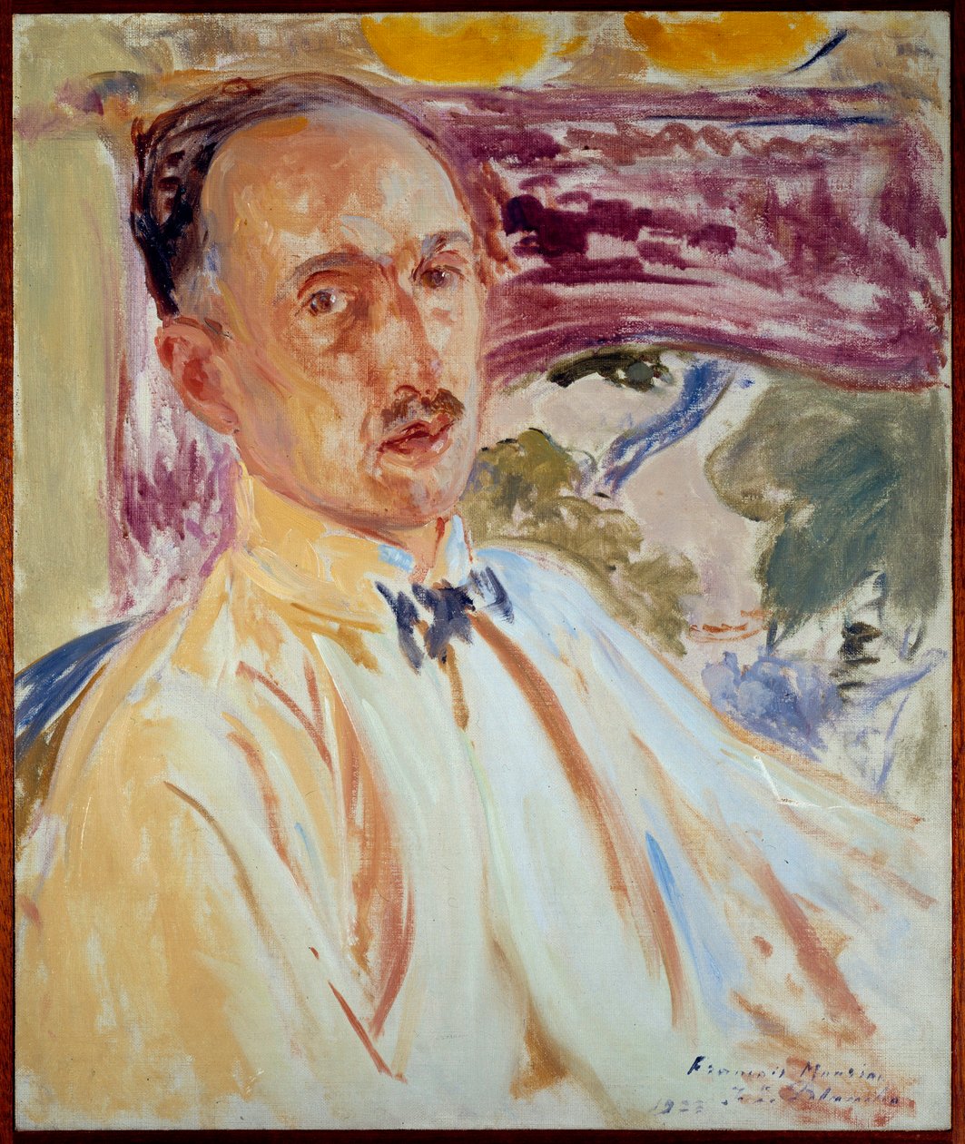 Studium do portretu Francois Mauriac (1885-1970), francuskiego pisarza. Obraz Jacques Emile (Jacques-Emile) Blanche (1861-1942) autorstwa Jacques Emile Blanche