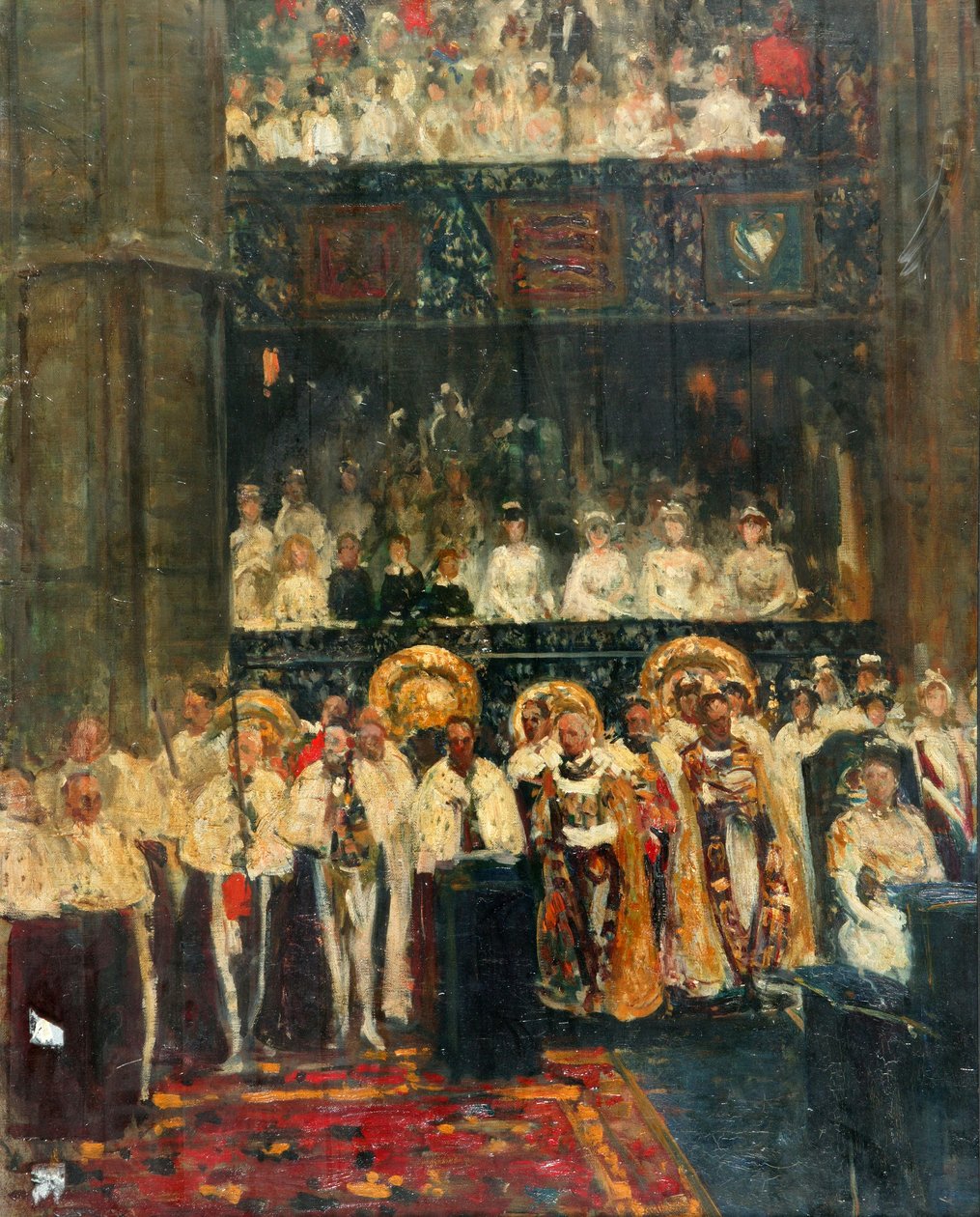 Koronacja Jerzego V autorstwa Jacques Emile Blanche