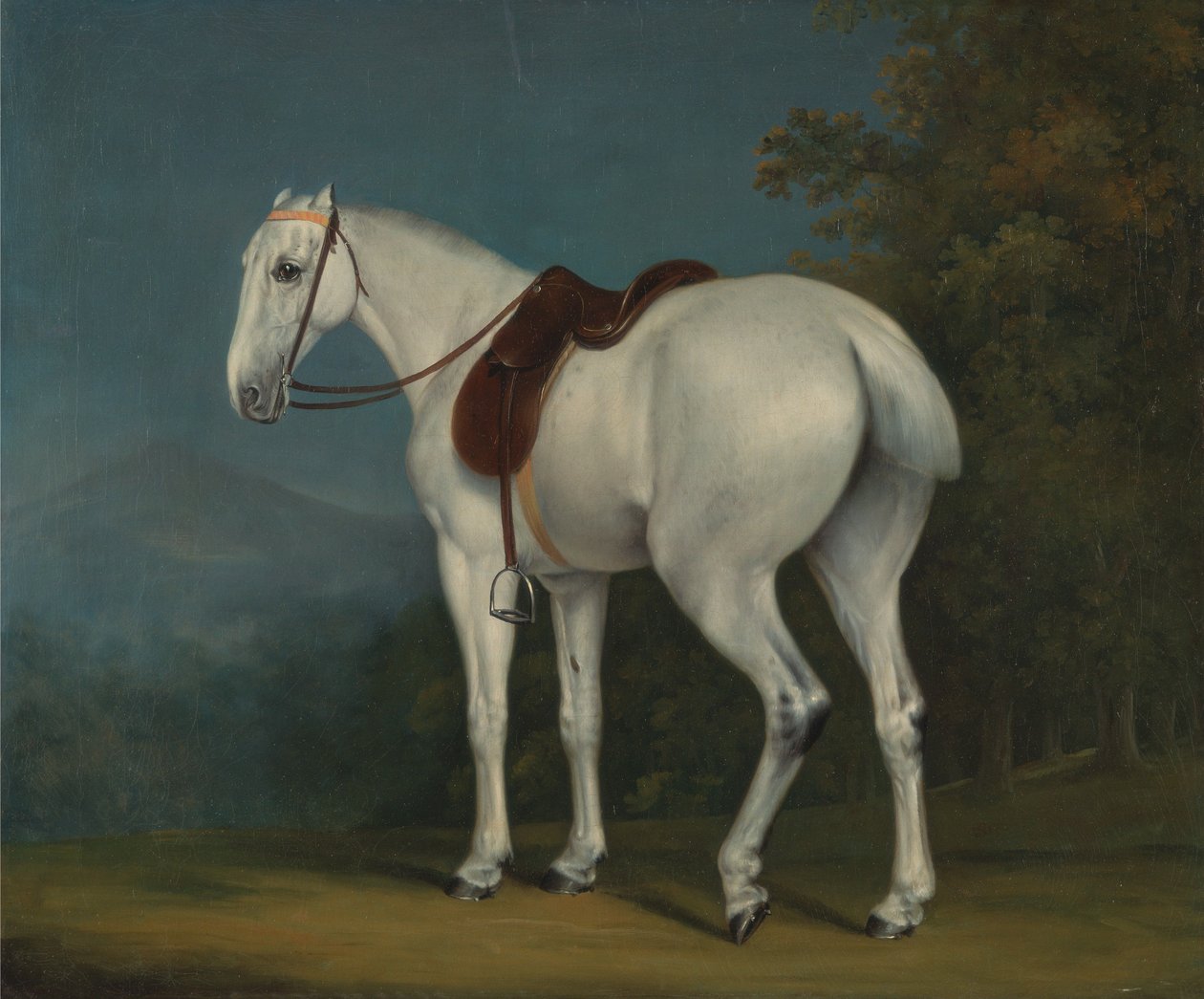 Szary Łowca Damy autorstwa Jacques-Laurent Agasse