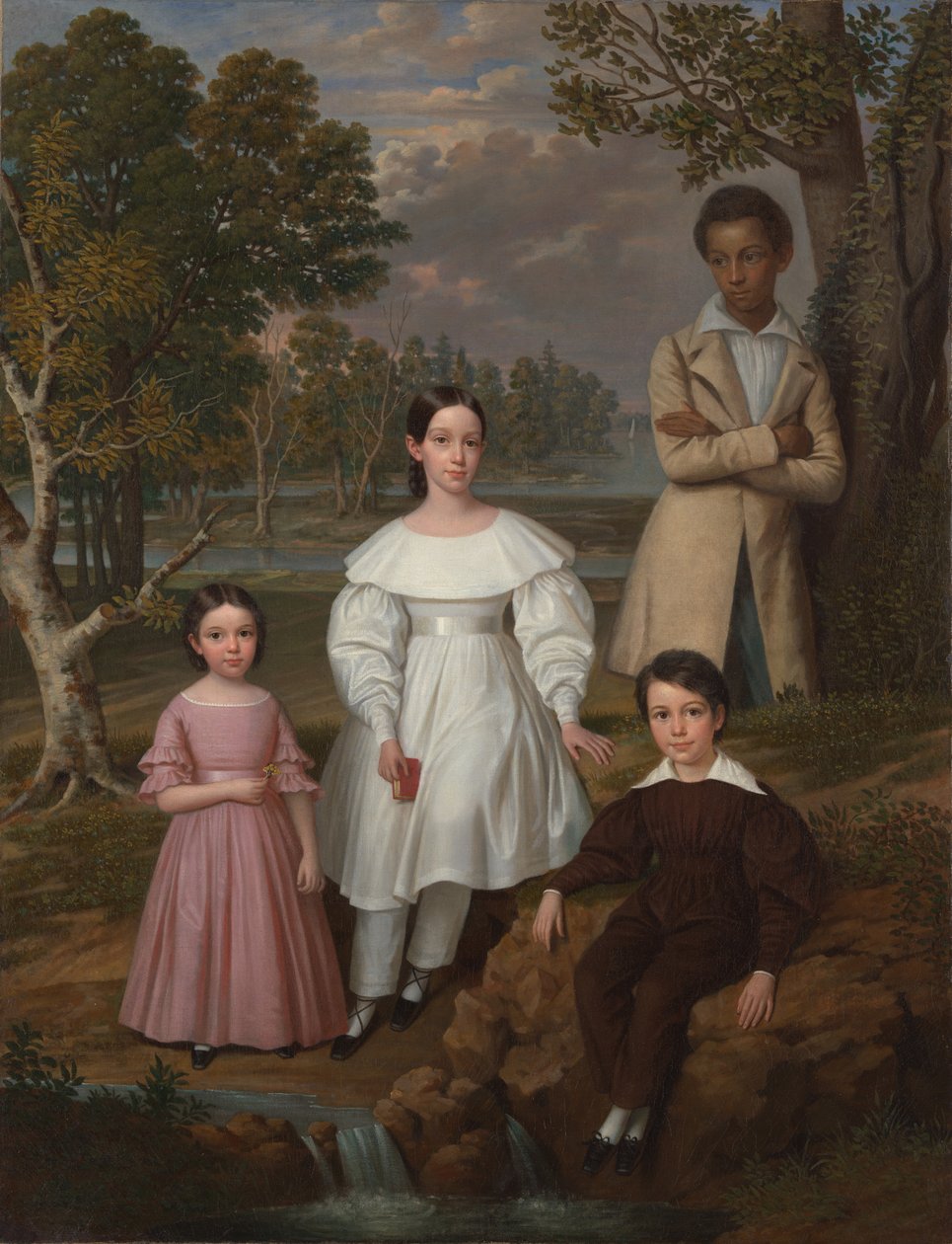 Bélizaire i dzieci Freyów, ok. 1837 (olej na płótnie) autorstwa Jacques (attr. to) Amans