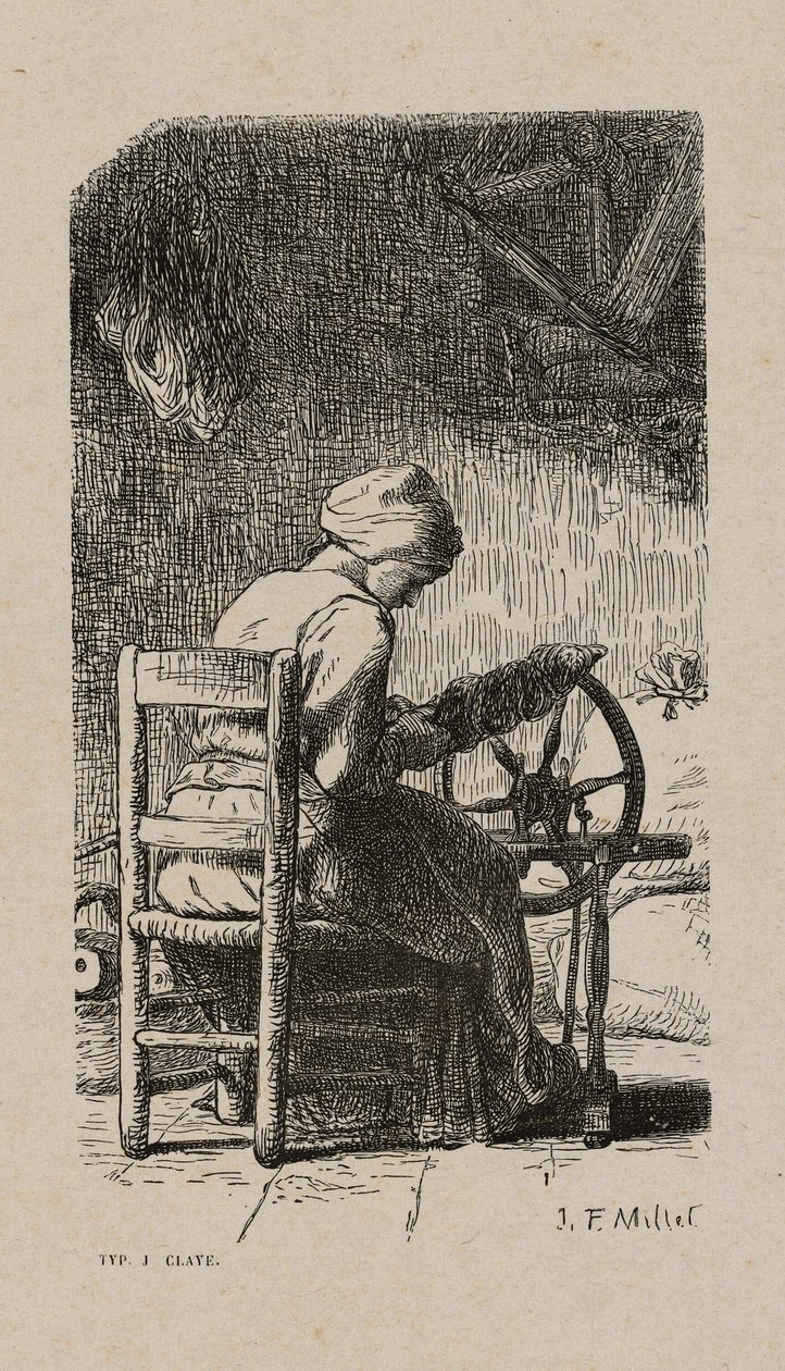 Kobieta kręcąca się autorstwa Jacques Adrien Lavieille