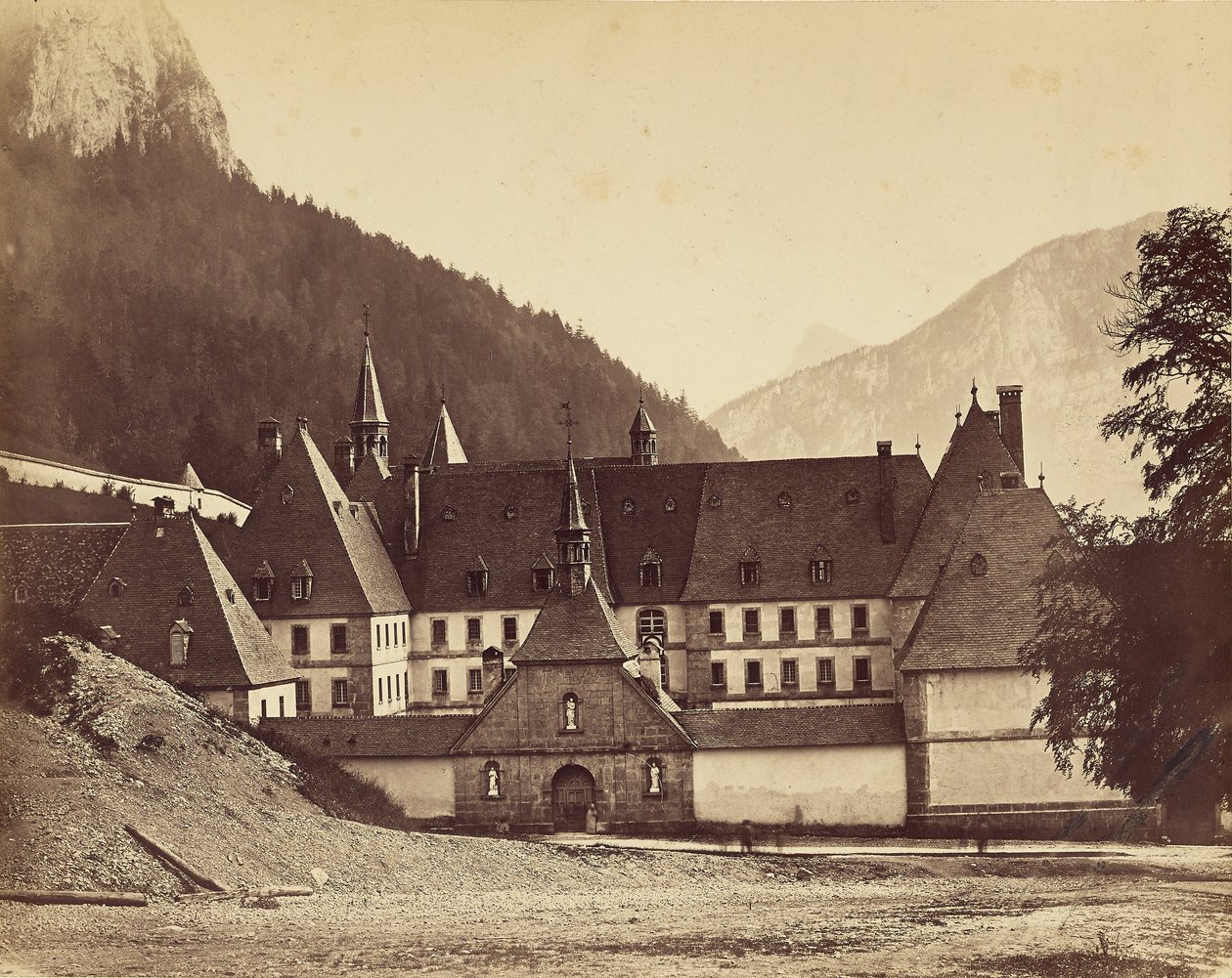 [Klasztor G. Chartreuse]. autorstwa Jacques Alexandre Ferrier