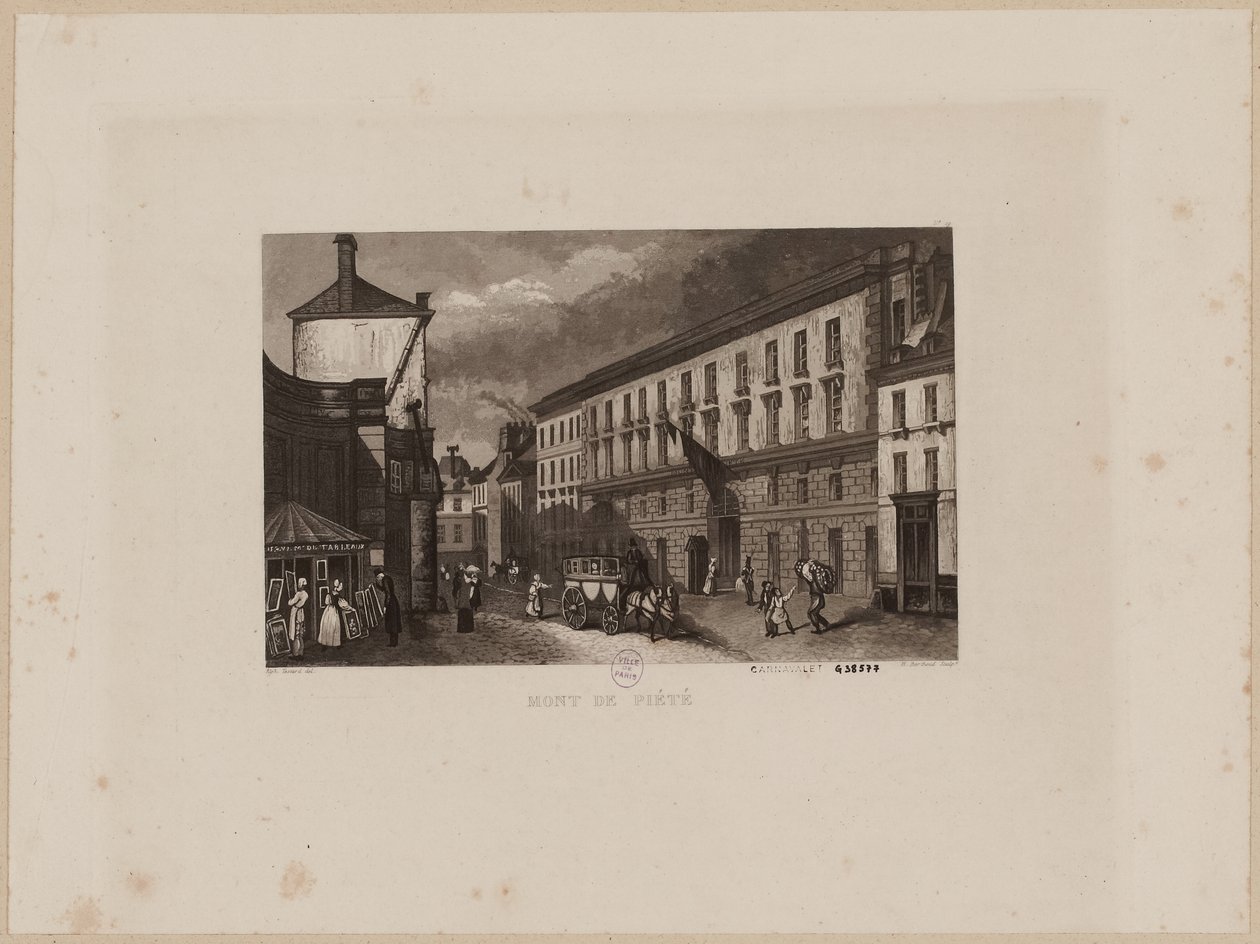 Góra Pobożności, przed 1864 (akwatinta) autorstwa Jacques Alphonse (after) Testard