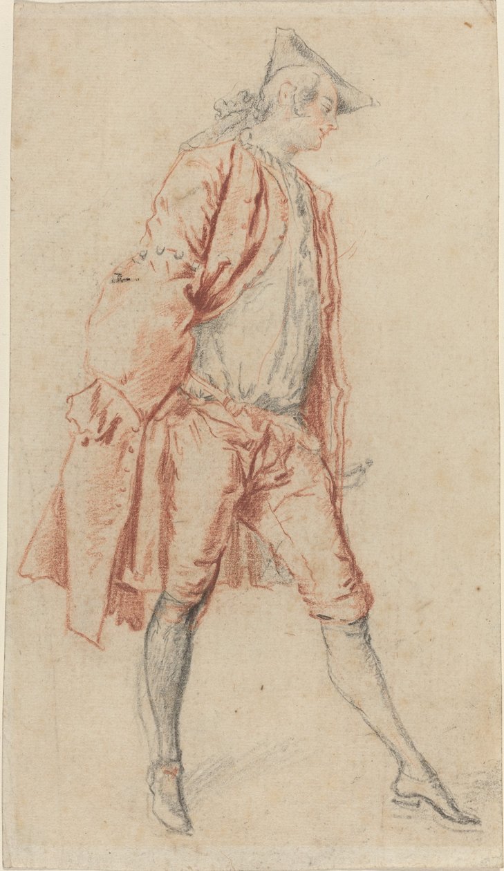 Francuski dżentelmen stojący autorstwa Jacques André Portail
