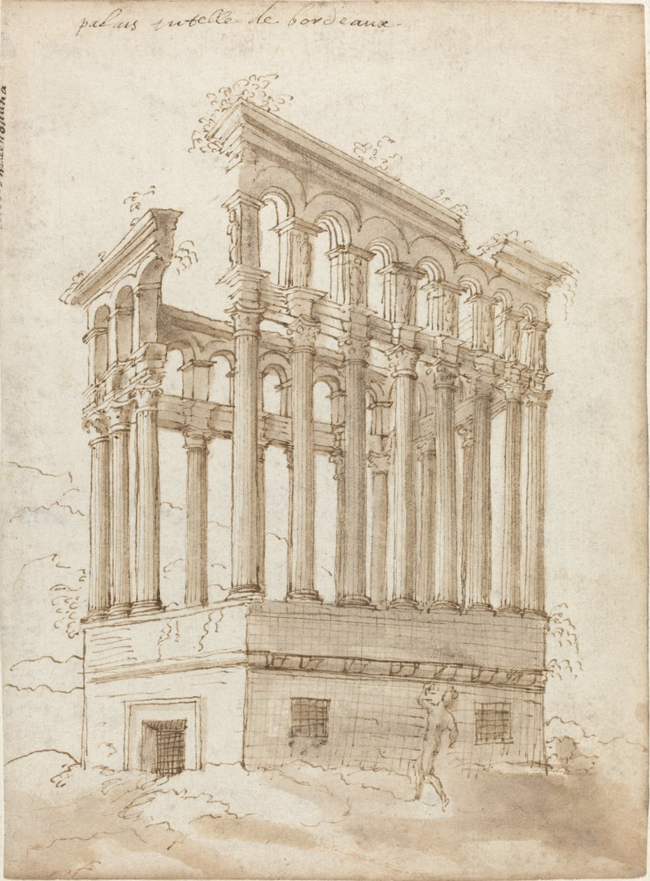 „Palais Tutelle” w pobliżu Bordeaux? autorstwa Jacques Androuet Ducerceau I