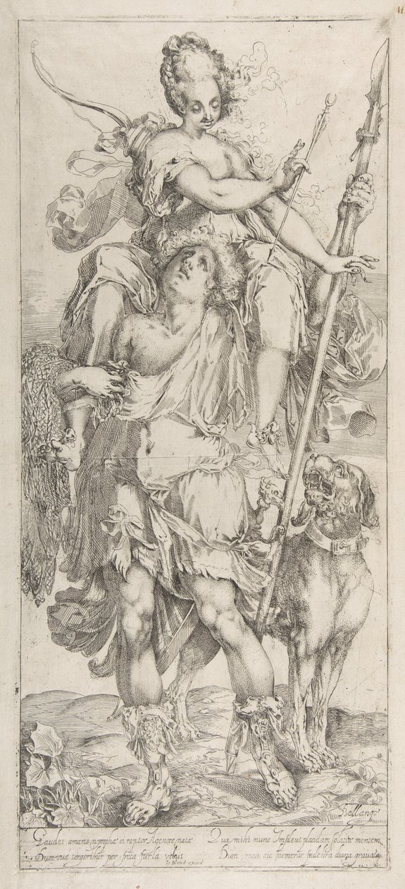 Diana i Orion. autorstwa Jacques Bellange