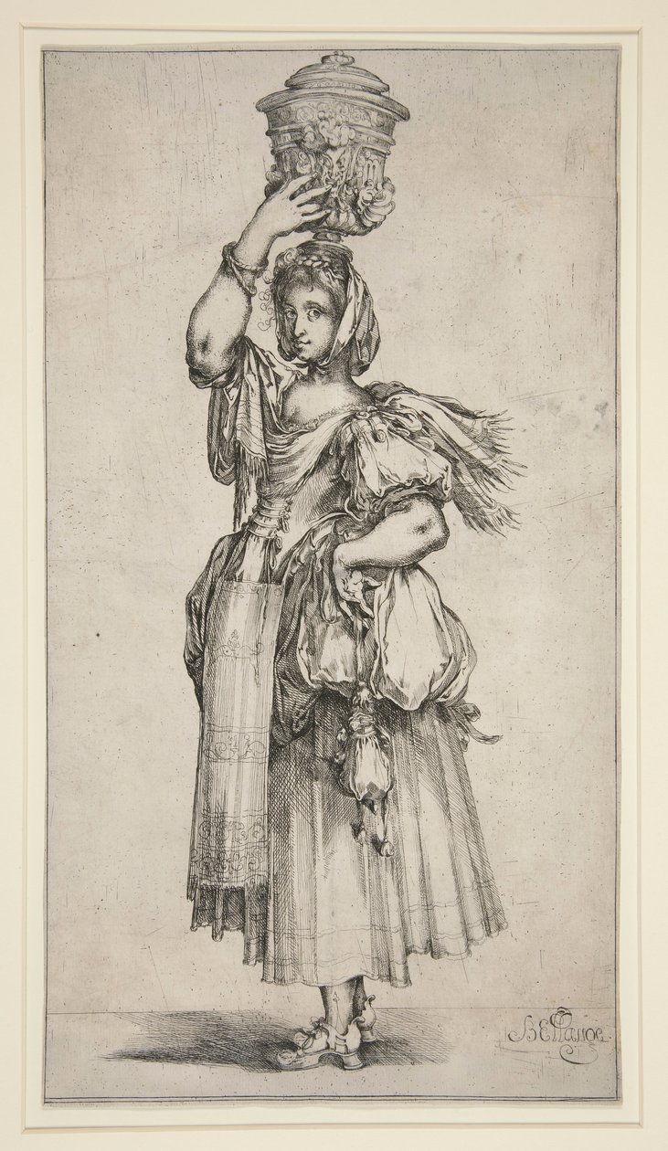 Ogrodnictwo w wazonie autorstwa Jacques Bellange