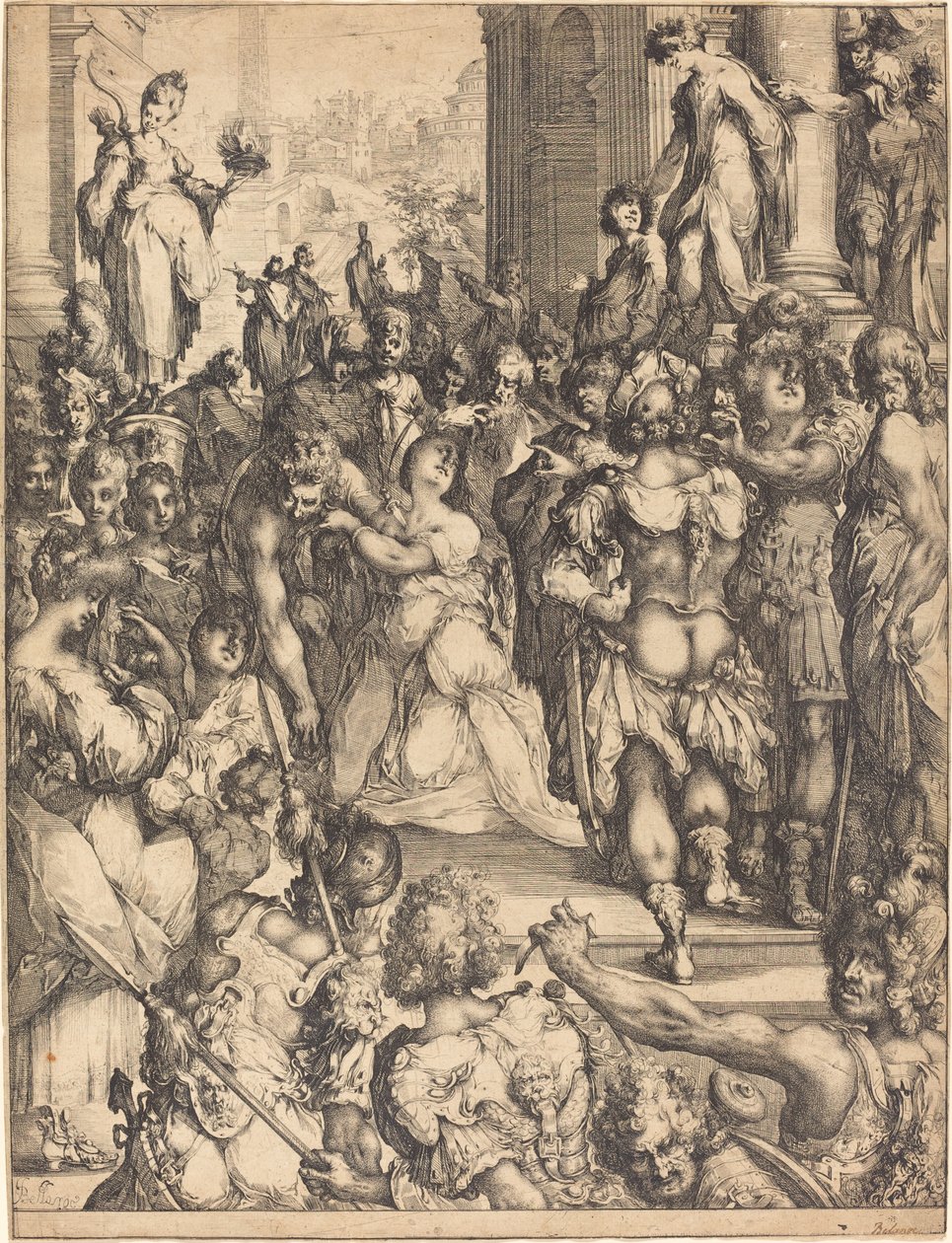 Męczeństwo św. Łucji autorstwa Jacques Bellange