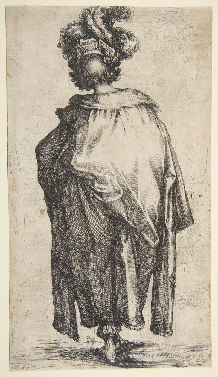 Melchior, z serii Trzej Królowie, 1595-1616. autorstwa Jacques Bellange