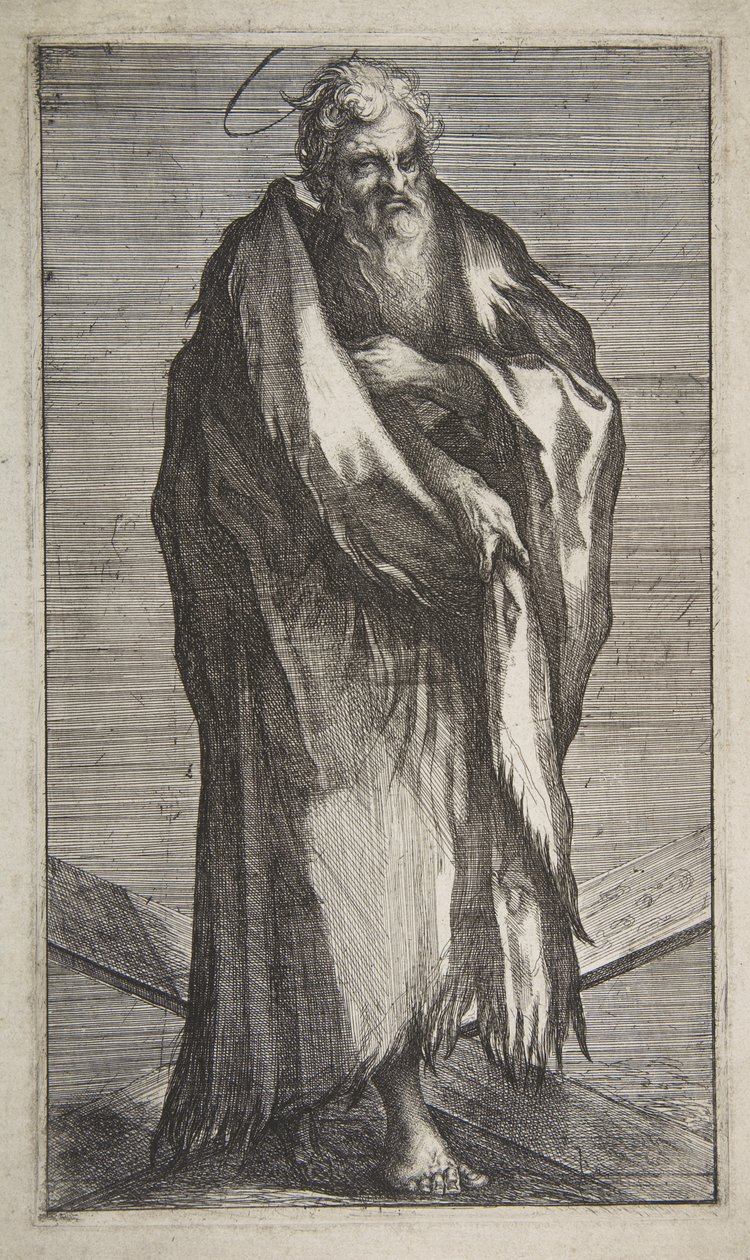Święty Andrzej, 1595-1616. autorstwa Jacques Bellange