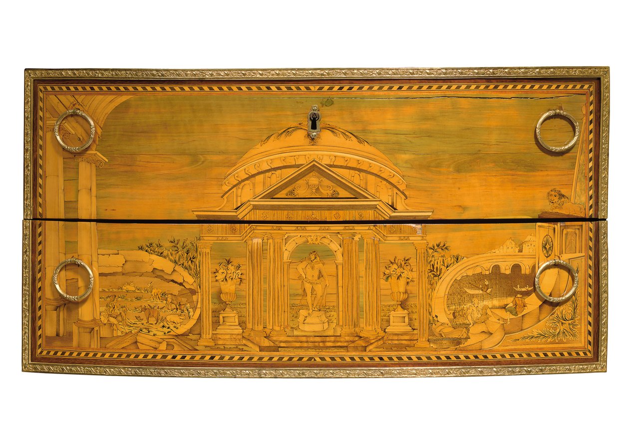 Detal komody Ludwika XVI, ok. 1770-75 autorstwa Jacques Birckle