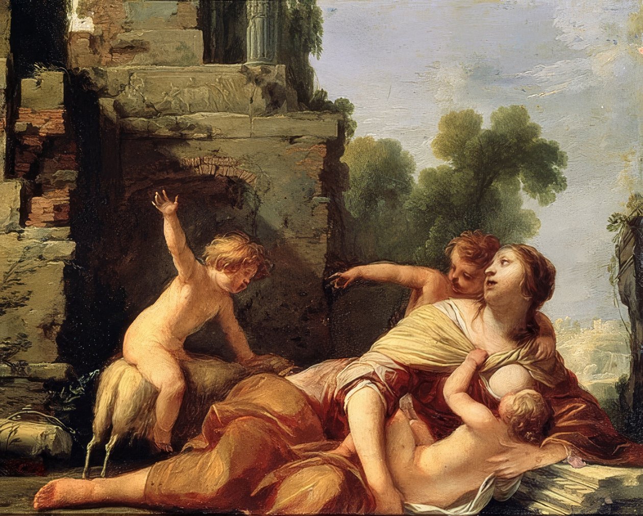 Alegoria Miłosierdzia autorstwa Jacques Blanchard