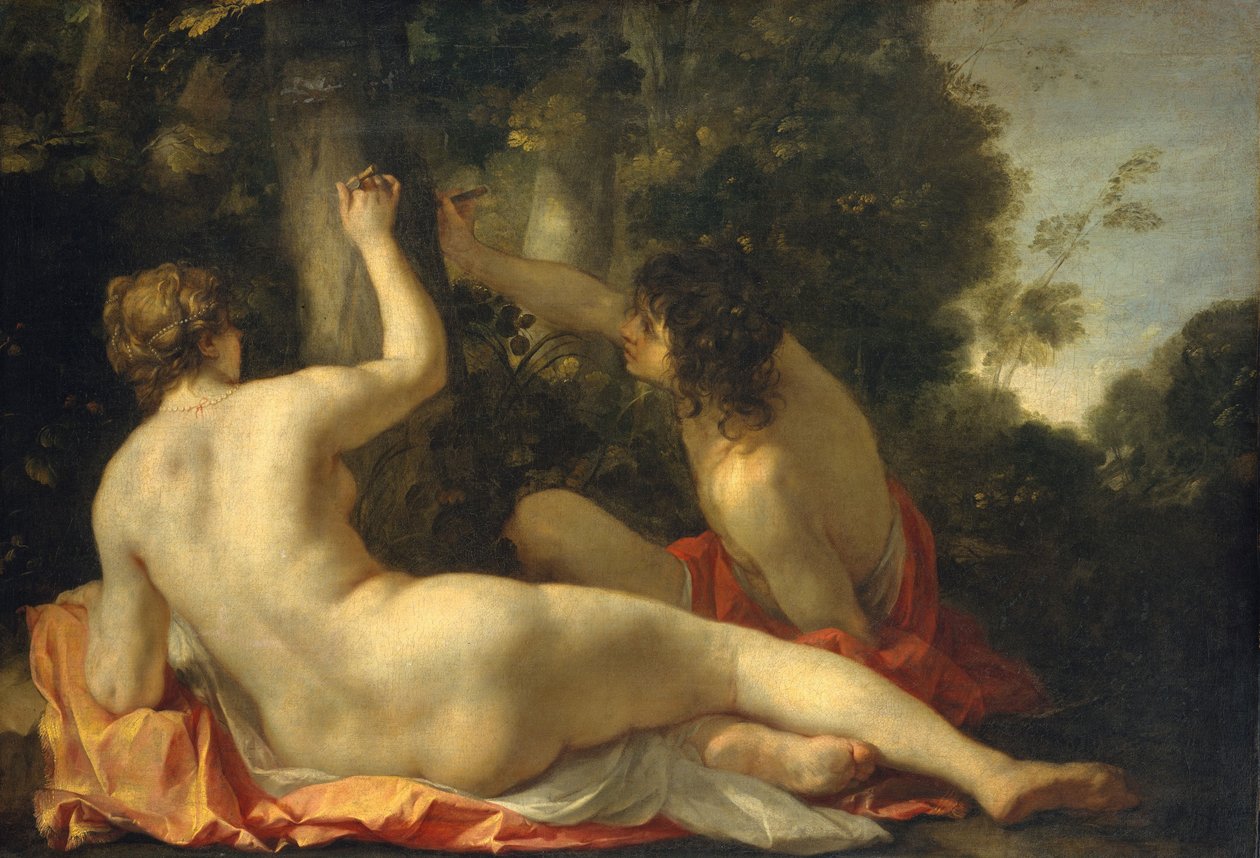 Angelica i Medoro, ok. 1630 autorstwa Jacques Blanchard