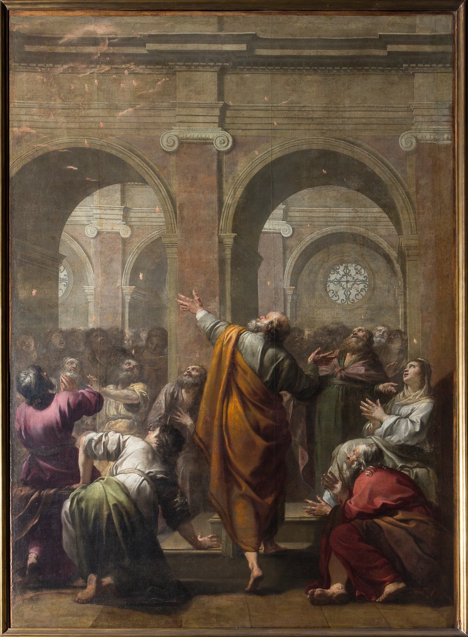Zstąpienie Ducha Świętego autorstwa Jacques Blanchard