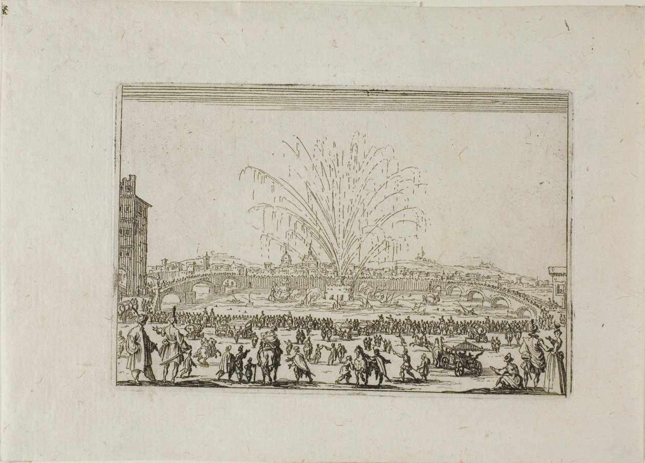 Festiwal nad Arno z filmu Kaprysy autorstwa Jacques Callot