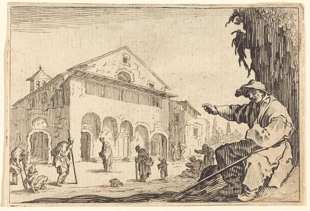 Przytułek dla ubogich autorstwa Jacques Callot