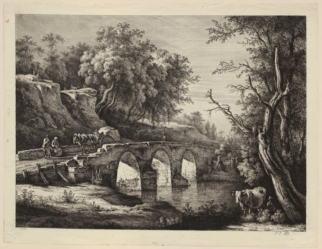 Widok Rue Neuve w Nancy autorstwa Jacques Callot