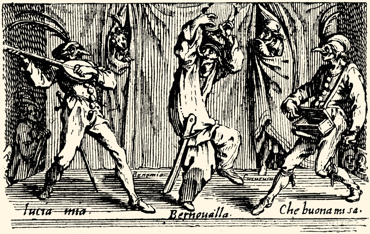 Kule Sfessanii - z akwafort Jacomo Callota. autorstwa Jacques Callot