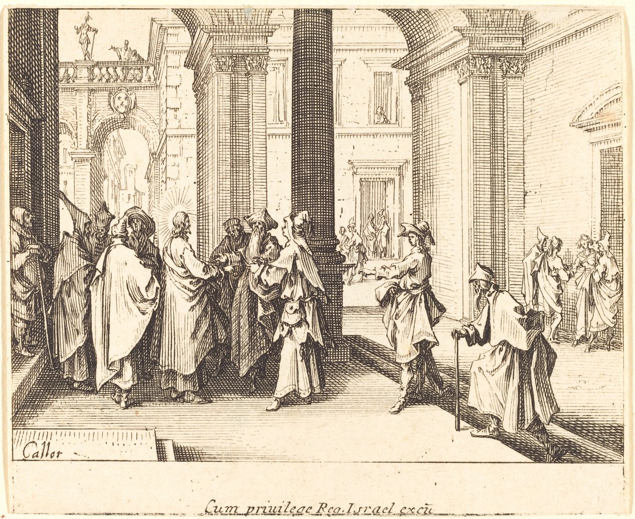 Moneta Cezara autorstwa Jacques Callot
