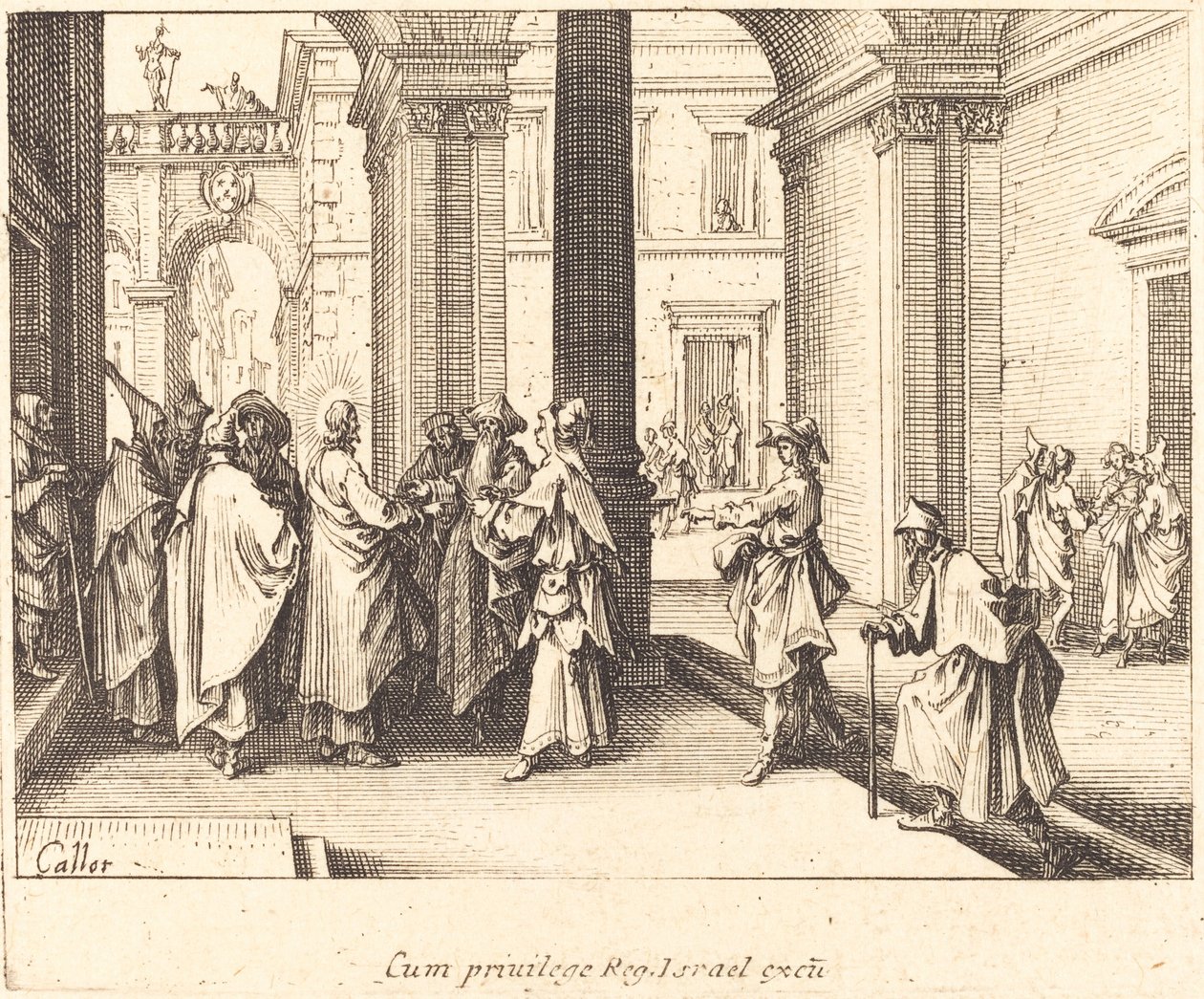 Moneta Cezara autorstwa Jacques Callot