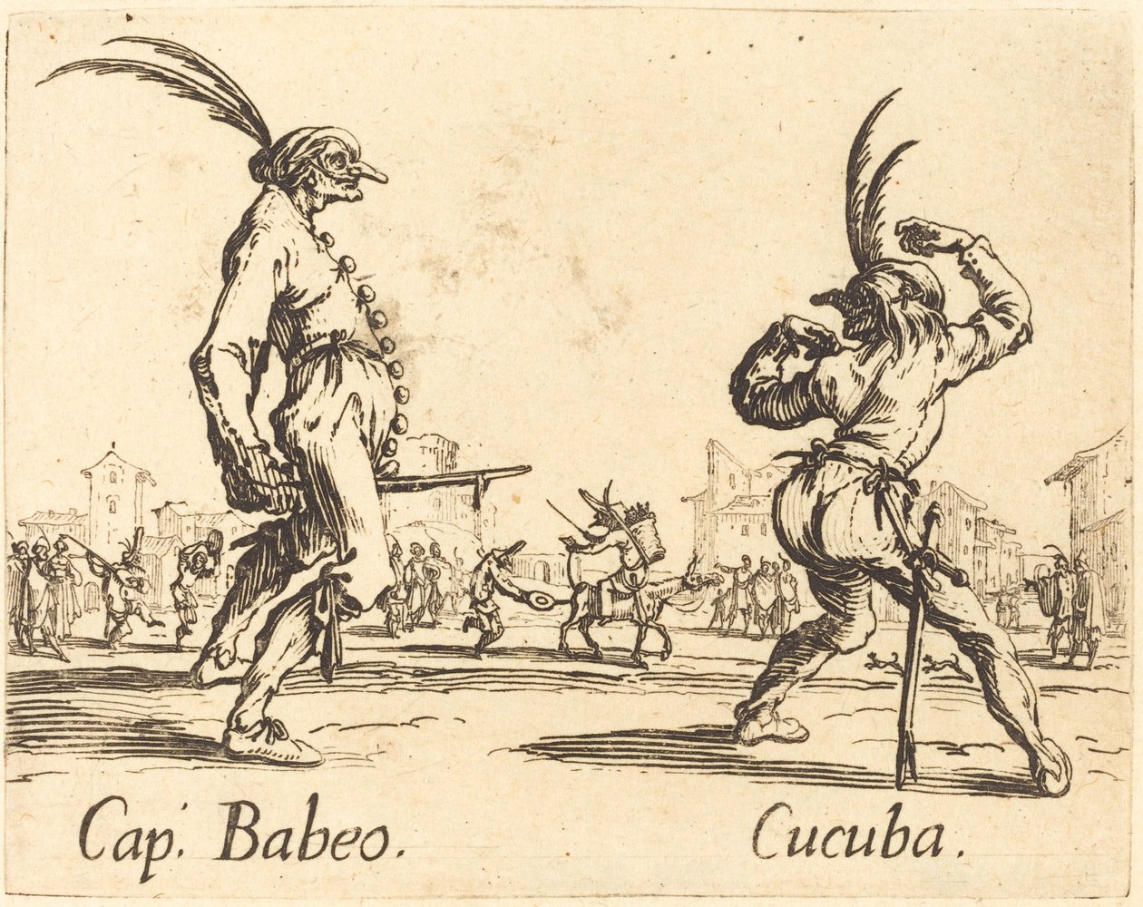 Rozdział Babeo i kukuba autorstwa Jacques Callot