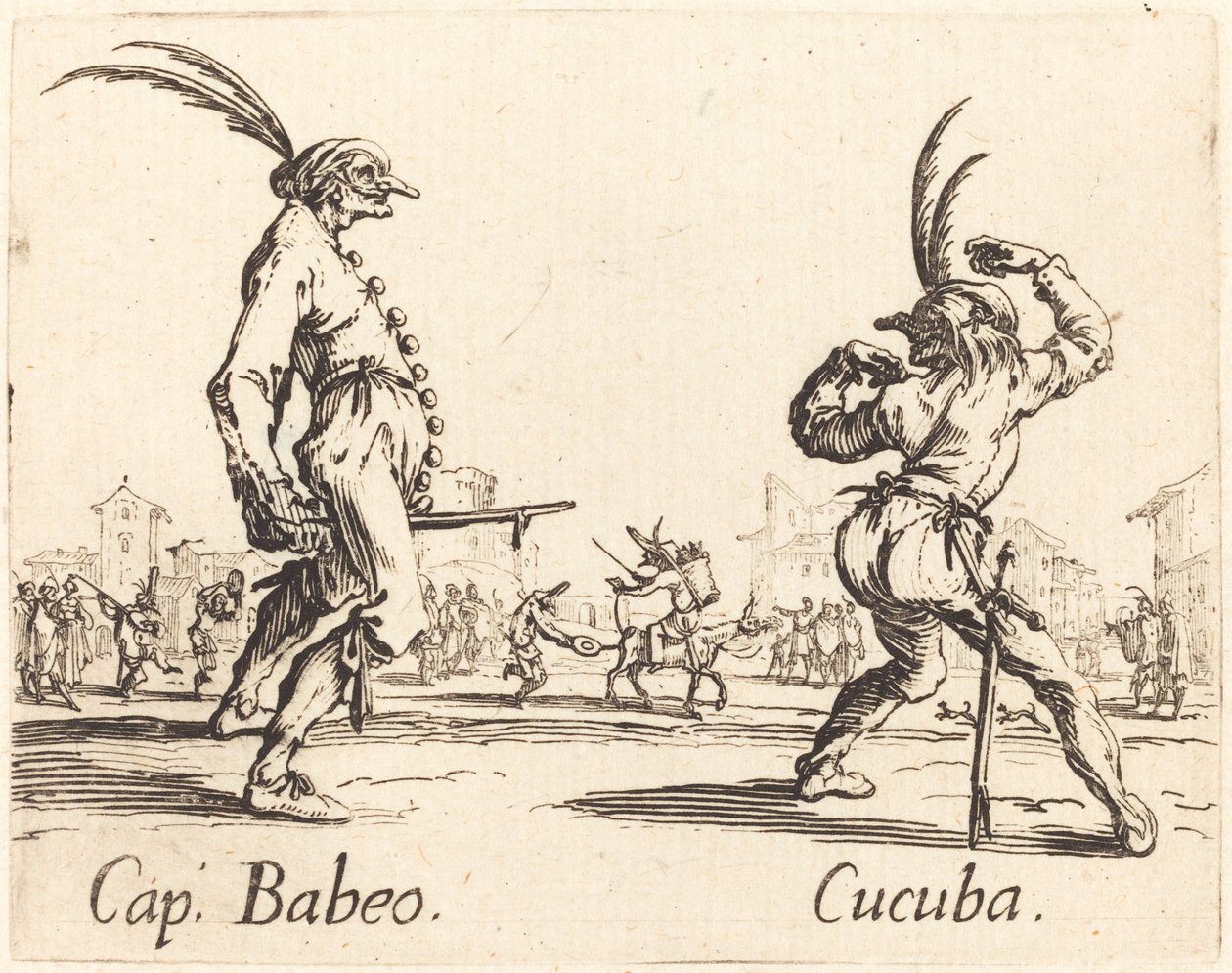 Rozdział Babeo i kukuba autorstwa Jacques Callot