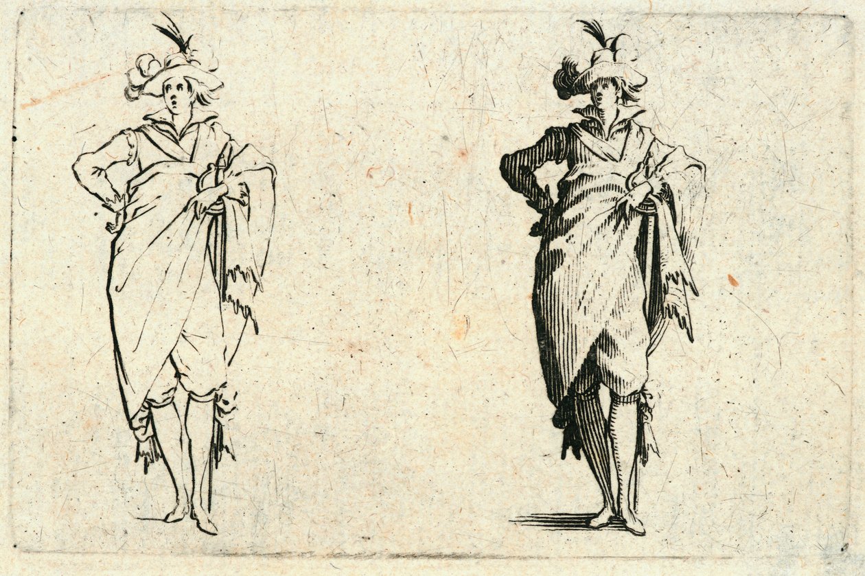 Kaprysy różnych postaci autorstwa Jacques Callot