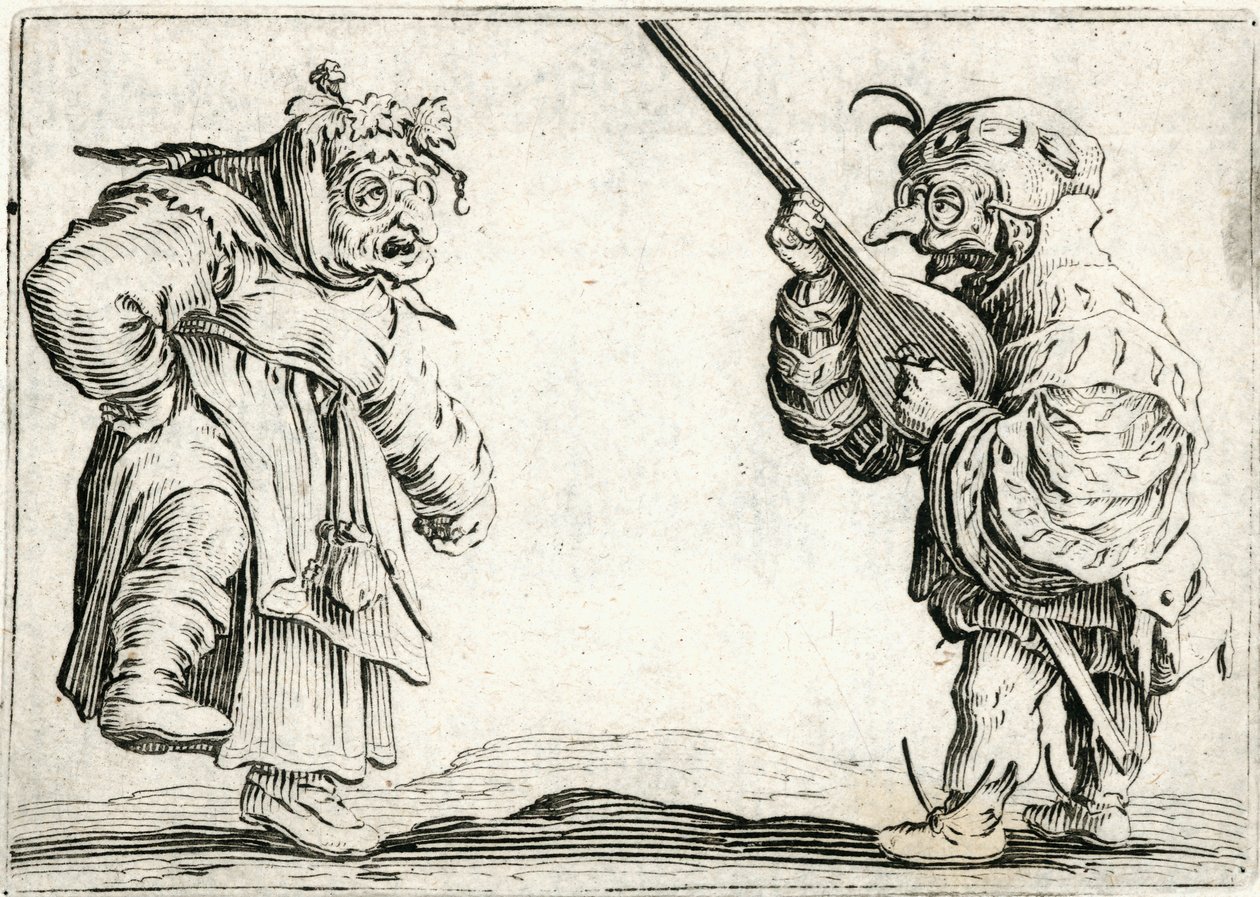 Kaprysy różnych postaci autorstwa Jacques Callot