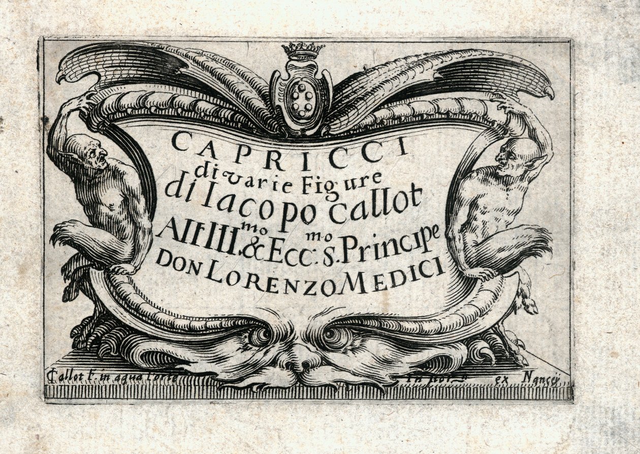 Kaprysy różnych postaci autorstwa Jacques Callot