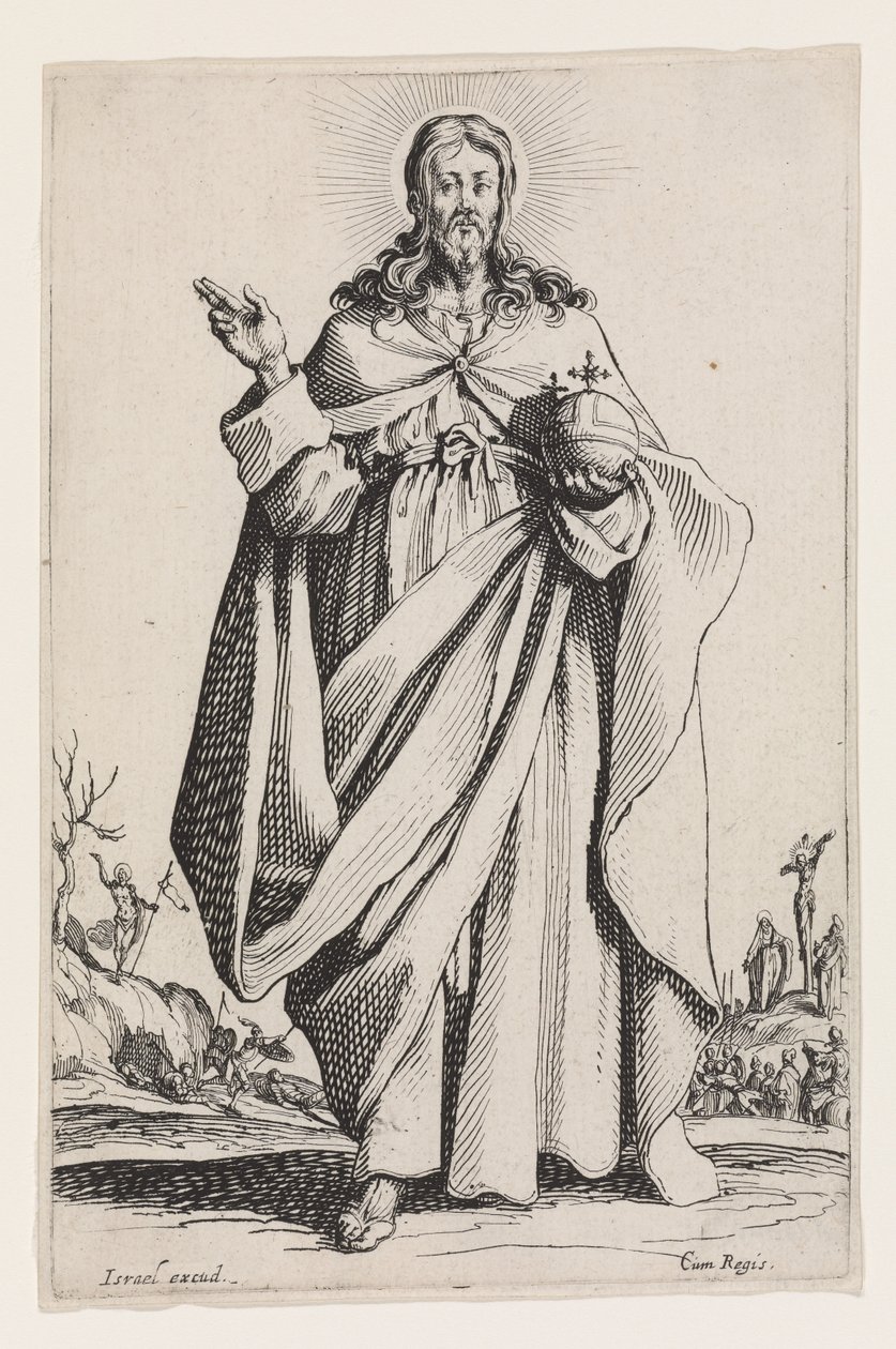 Chrystus z Wielkich Apostołów, 1631 autorstwa Jacques Callot