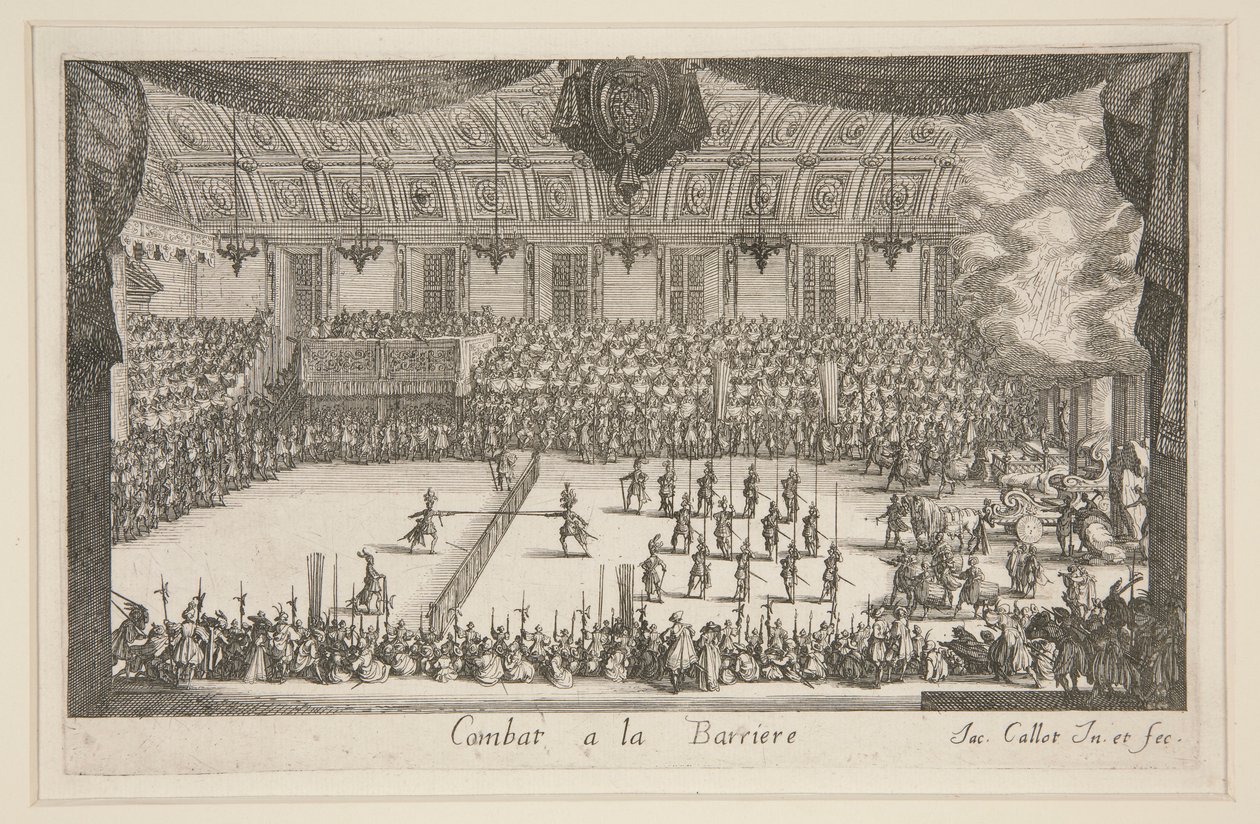 Walka? Bariera, Walka autorstwa Jacques Callot