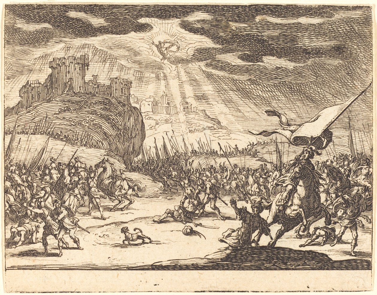 Nawrócenie Pawła autorstwa Jacques Callot