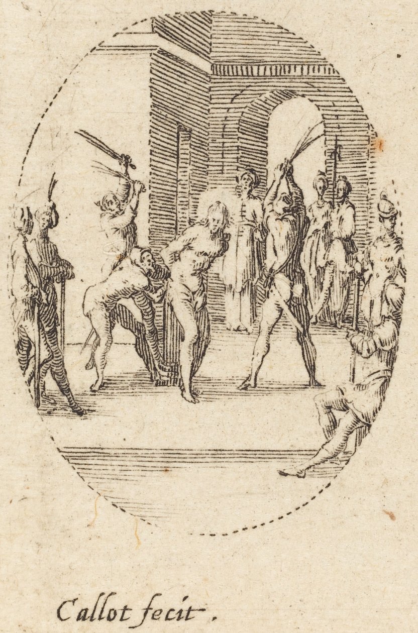 Ukoronowanie cierniem autorstwa Jacques Callot