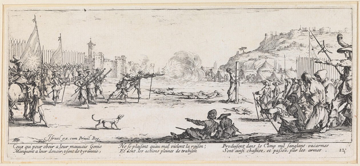 Strzelanina autorstwa Jacques Callot