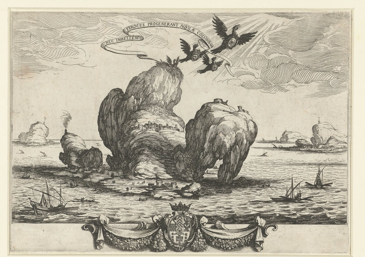 Wielka skała autorstwa Jacques Callot