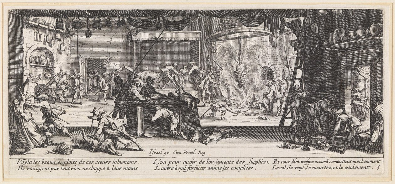 Grabież autorstwa Jacques Callot