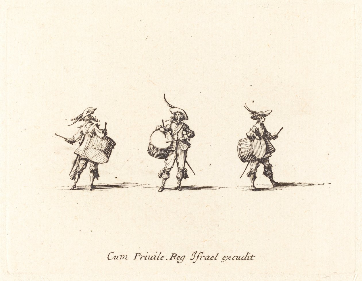 Wiertarka z bębnami autorstwa Jacques Callot