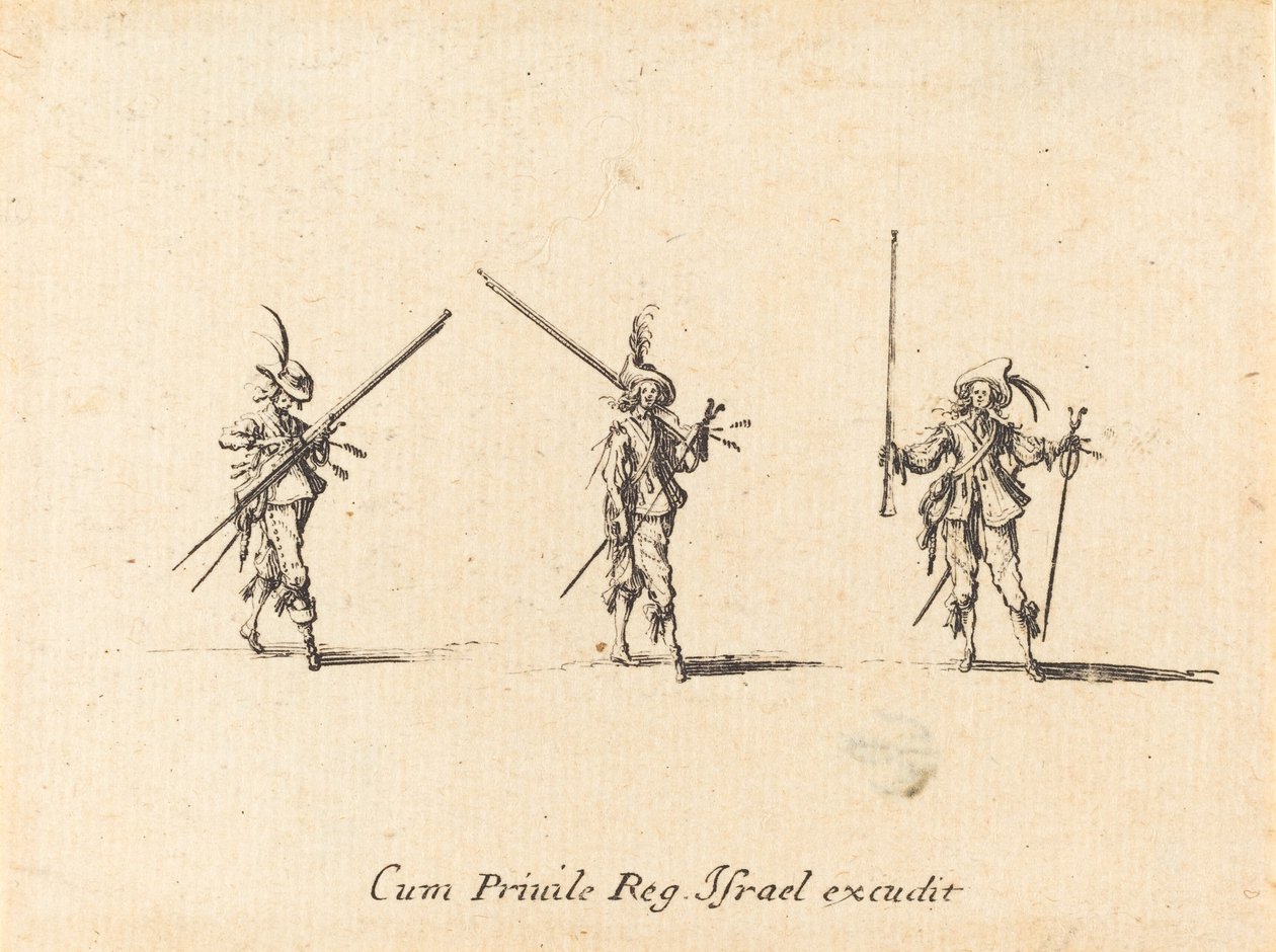 Wiertło z muszkietu autorstwa Jacques Callot