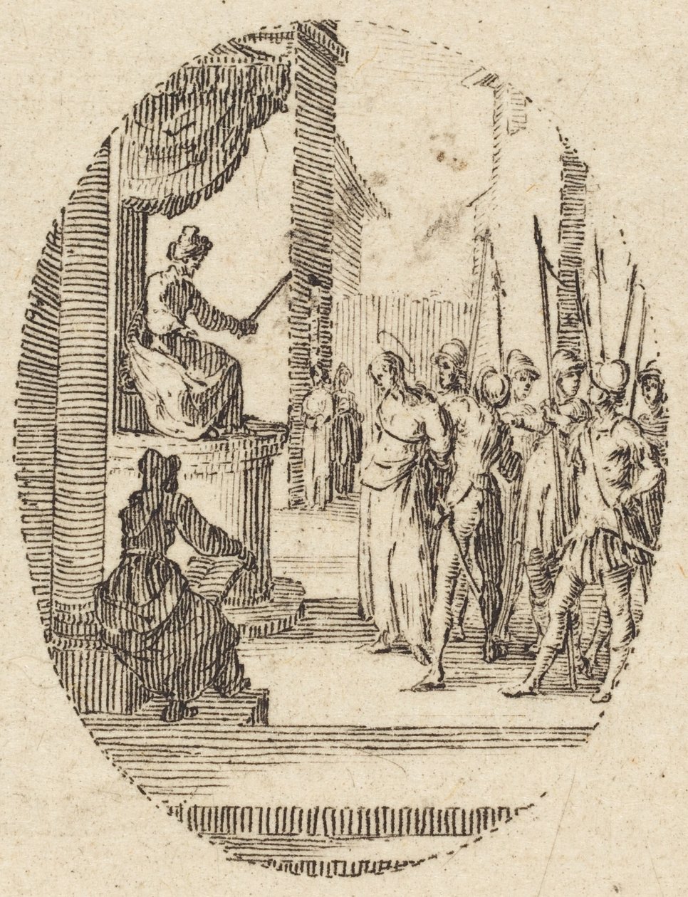 Spójrz na mężczyznę autorstwa Jacques Callot