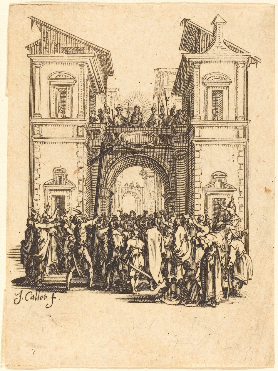 Oto Człowiek, ok. 16241625. autorstwa Jacques Callot