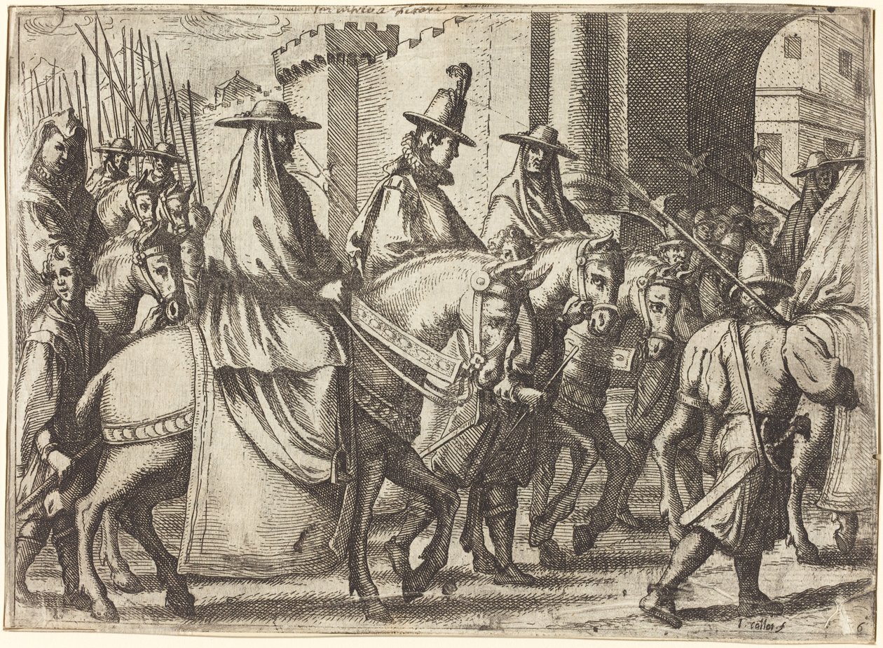 Wjazd do Ferrary [odbyt] autorstwa Jacques Callot