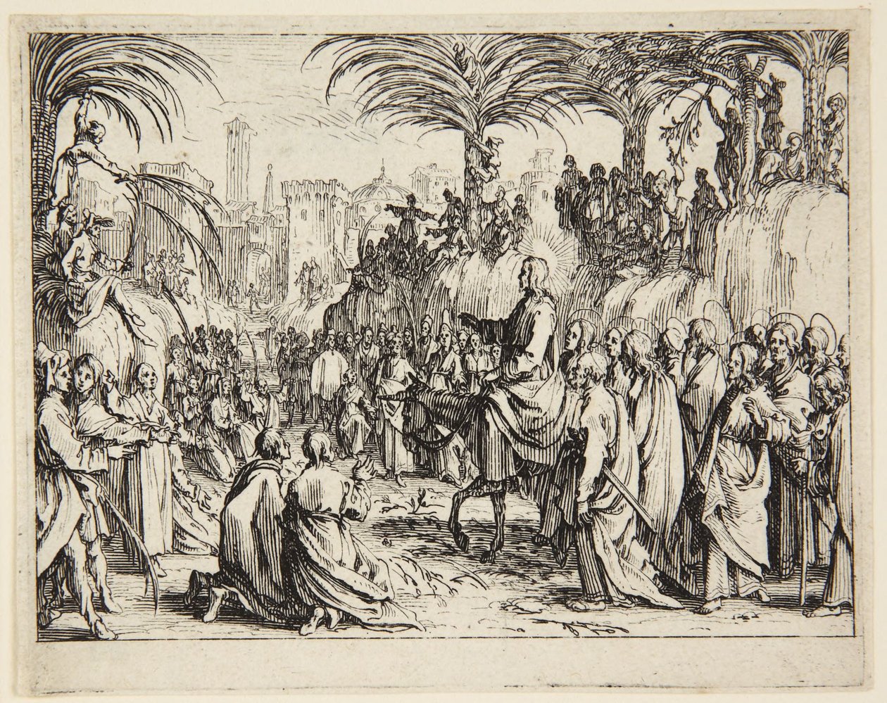 Wjazd do Jerozolimy autorstwa Jacques Callot