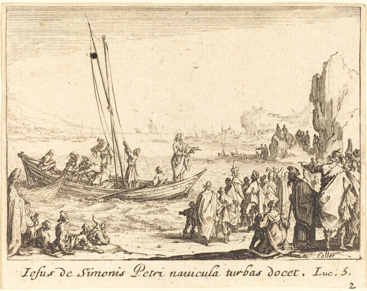 Rybak mężczyzn autorstwa Jacques Callot