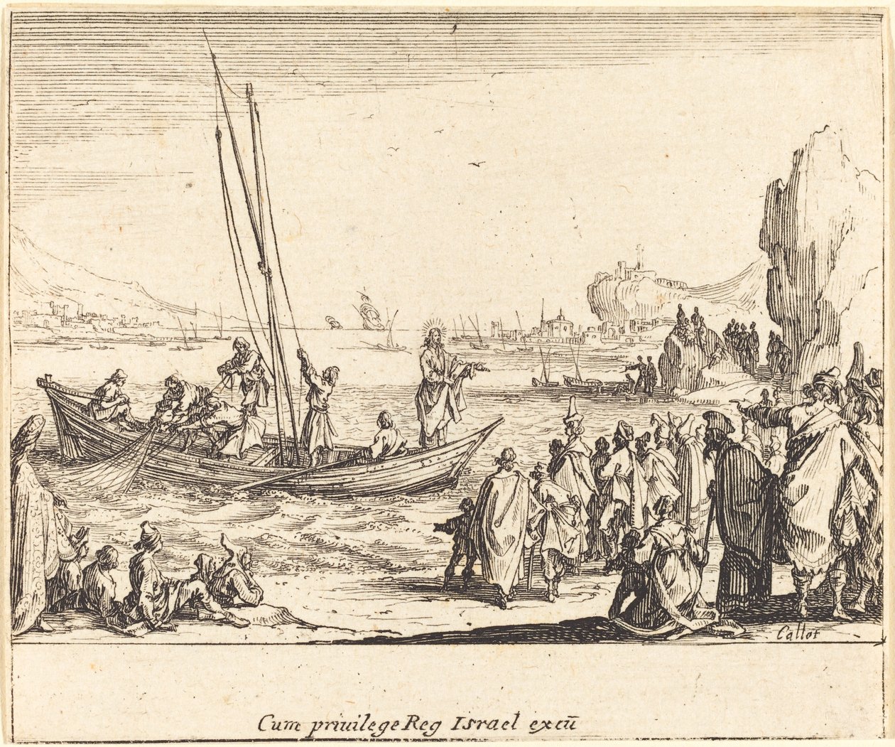 Rybak mężczyzn autorstwa Jacques Callot