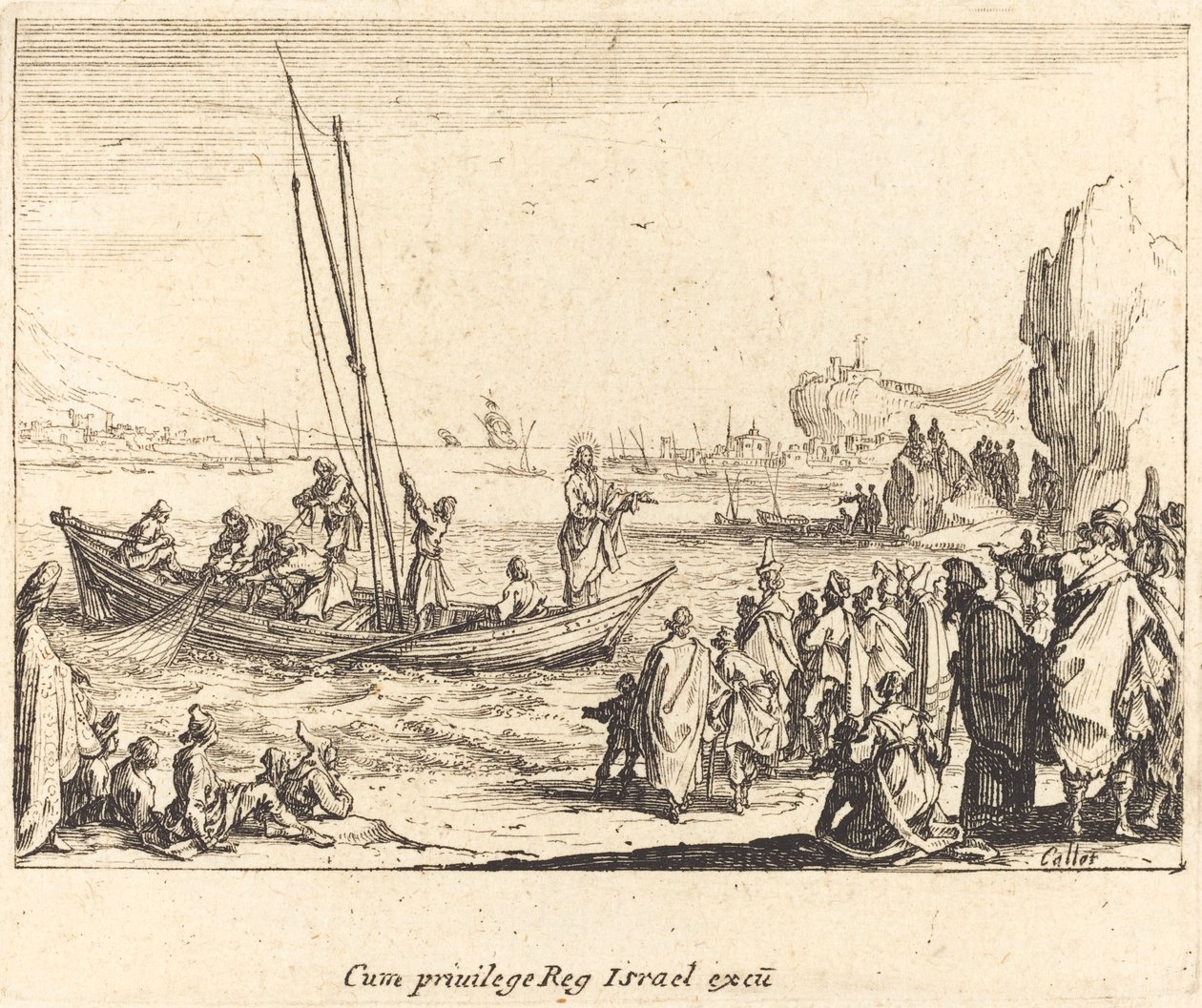 Rybak mężczyzn autorstwa Jacques Callot