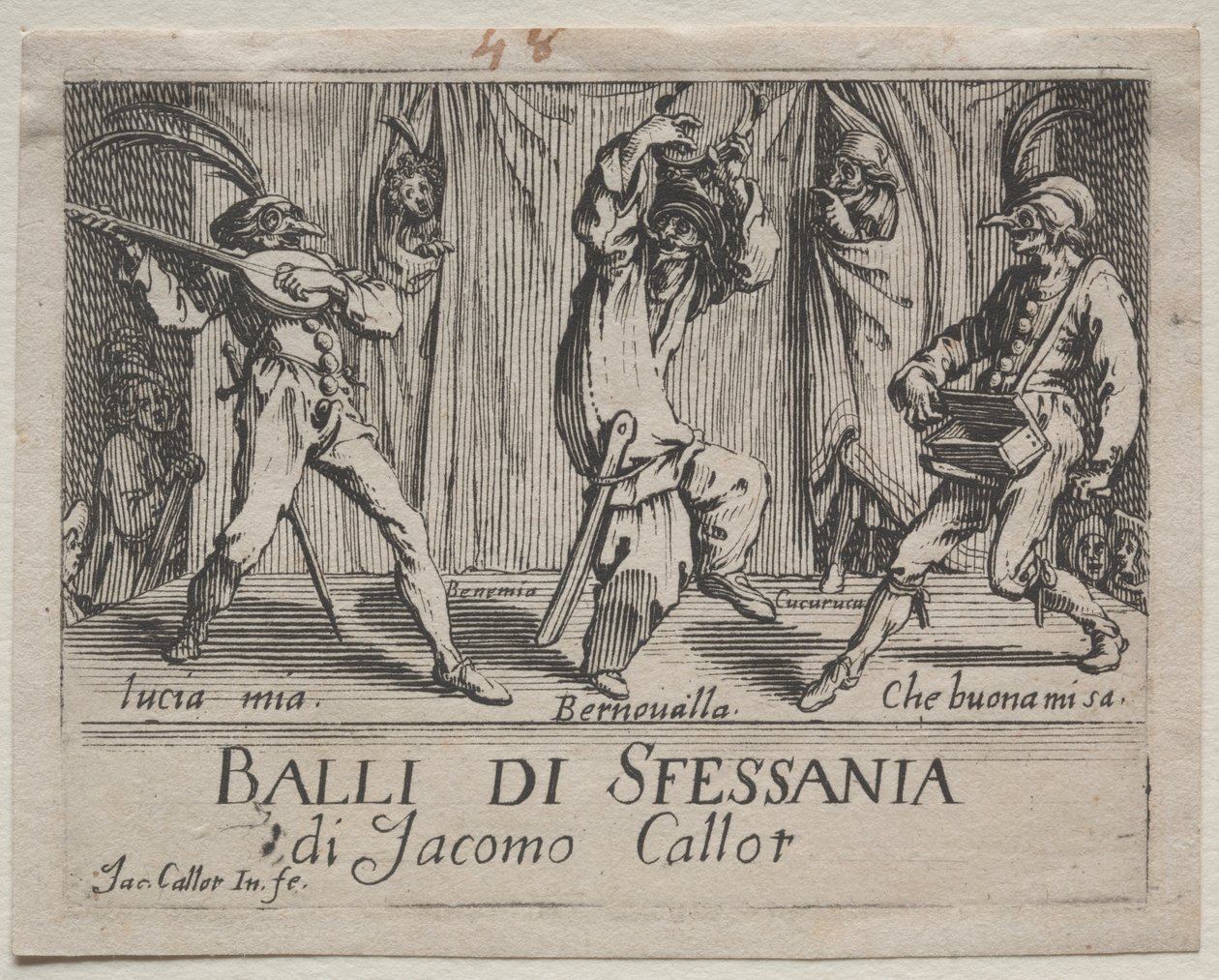 Fronton autorstwa Jacques Callot